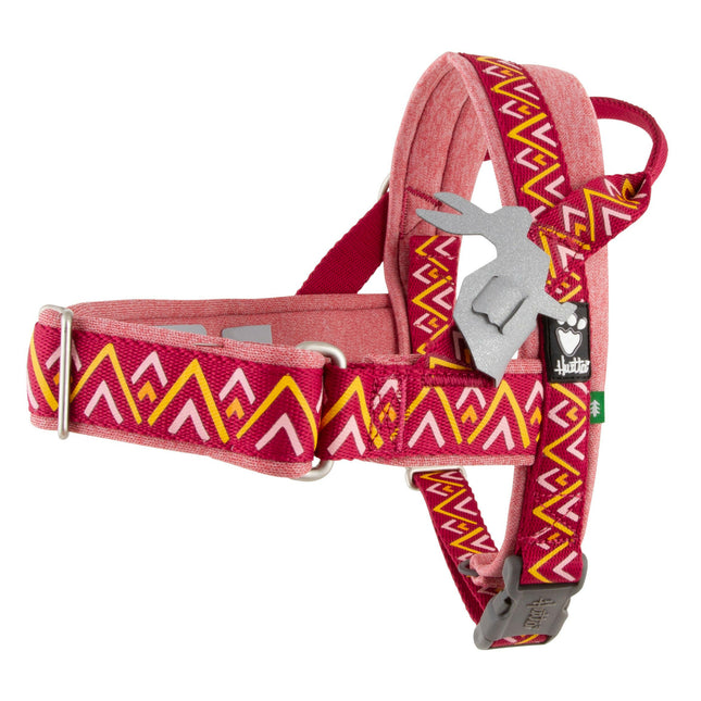 Hurtta Razzle - Dazzle H - Harness Beetroot - Adjustable Norwegian Harness for Puppies and Dogs - 55 - 65cm.