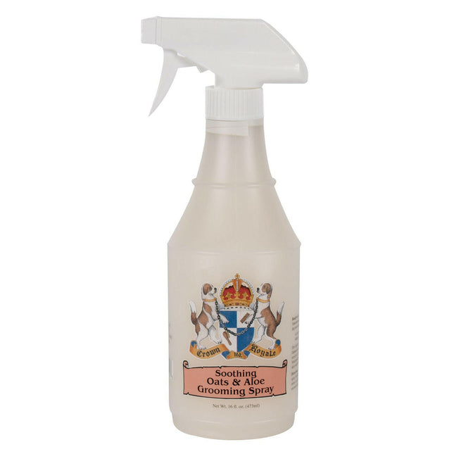 Crown Royale Soothing Oats & Aloe Spray - soothing and moisturizing spray for problematic dog skin, with oats and aloe..