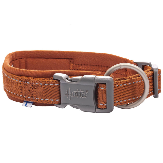 Hurtta Casual Collar Eco Cinnamon - dog collar made from recycled materials - 40 - 50.