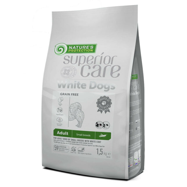 Nature’s Protection Superior Care Dogs Adult Small Breeds Insects - hypoallergenic food for small breed dogs, with insects.
