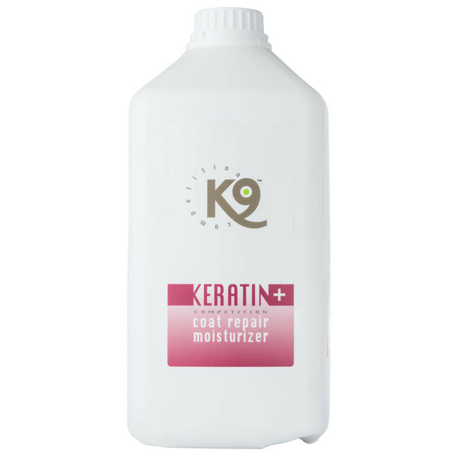 K9 Keratin+ Coat Repair Moisturizer - Regenerating and Moisturizing Spray for Fur - 2.7L.