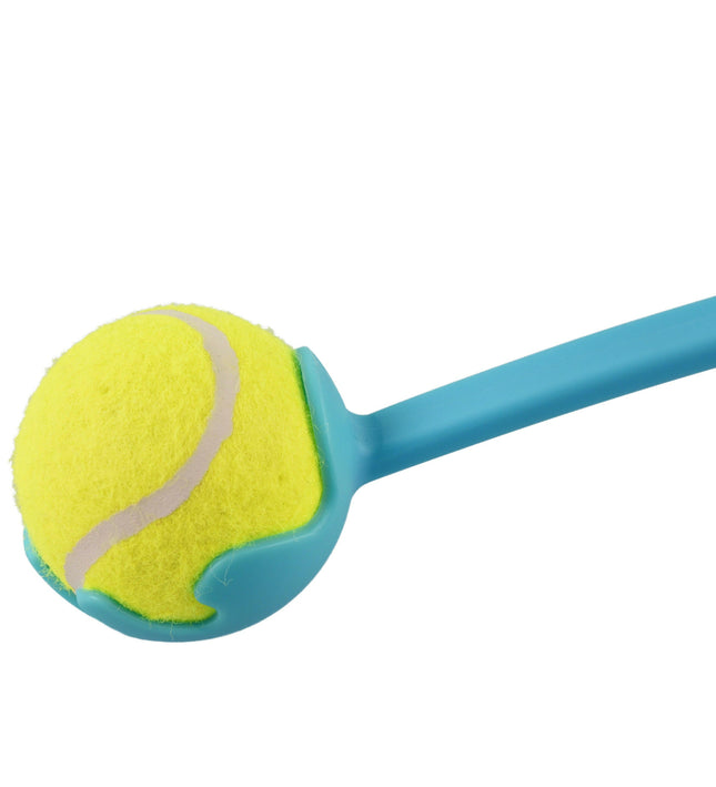 Flamingo Shooter Specttor - dog ball launcher with a fetching ball.
