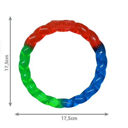 KONG Twistz Ring - durable floating ring for dogs.