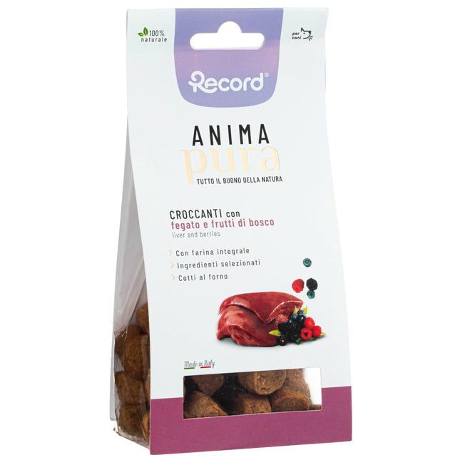 Anima Pura Liver and Berries - Healthy Treats for Dogs, Liver with Berries.