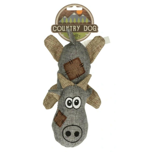 Holland Country Dog Molly - squeaky toy for dogs, cow.