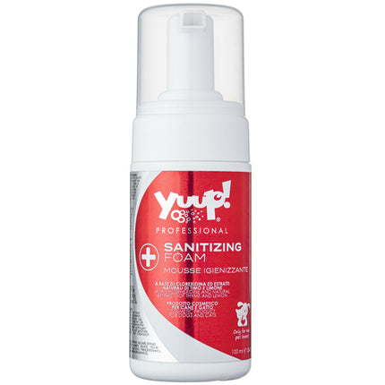 Yuup! Sanitizing Foam - no-rinse disinfecting foam for wounds, abrasions, irritations, and scratches.