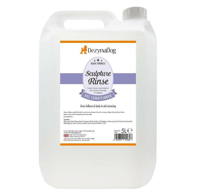 DezynaDog Magic Formula Sculpture Rinse - conditioner for breeds with a full coat, supports scissor cutting, concentrate 1:10.