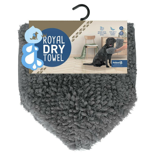 Royal Dry Towel - microfiber towel with hand pockets.