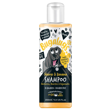 Bugalugs Mango & Banana Shampoo - nourishing and restorative shampoo for dogs, concentrate 1:10.