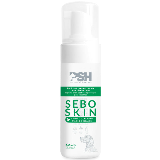 PSH Sebo Skin Foam - foam supporting the treatment of seborrhea in dogs.