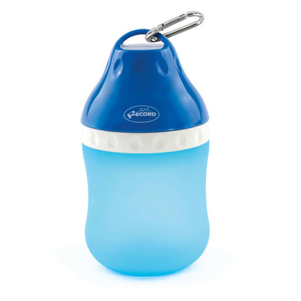 Record Bubble - portable water bottle, drinking fountain for dogs.