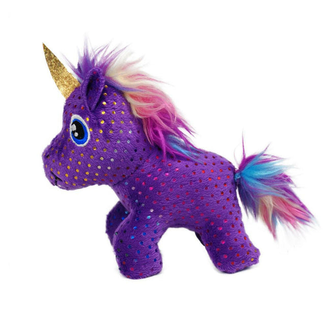 KONG Buzzy Enchanted Unicorn - moving toy for cats, buzzing unicorn with catnip.