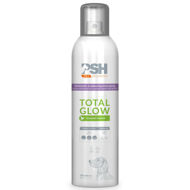 PSH Pro Total Glow - anti-static spray for shining dog fur.