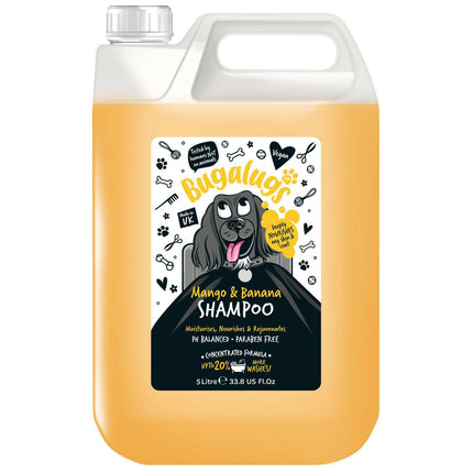 Bugalugs Mango & Banana Shampoo - nourishing and restorative shampoo for dogs, concentrate 1:10.