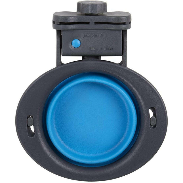 Dexas Collapsible Kennel Bowl Small - collapsible silicone bowl for crates.