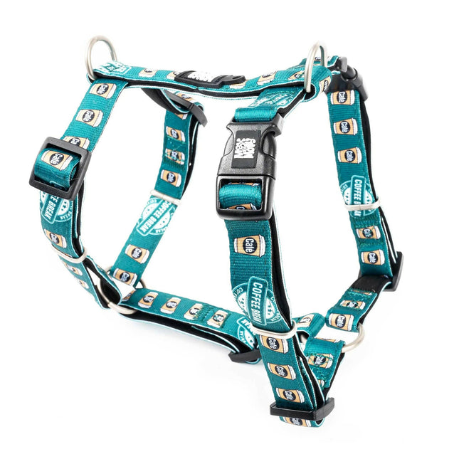 Max&Molly H - Coffee Break Harness - colorful harnesses for dogs and puppies, adjustable.
