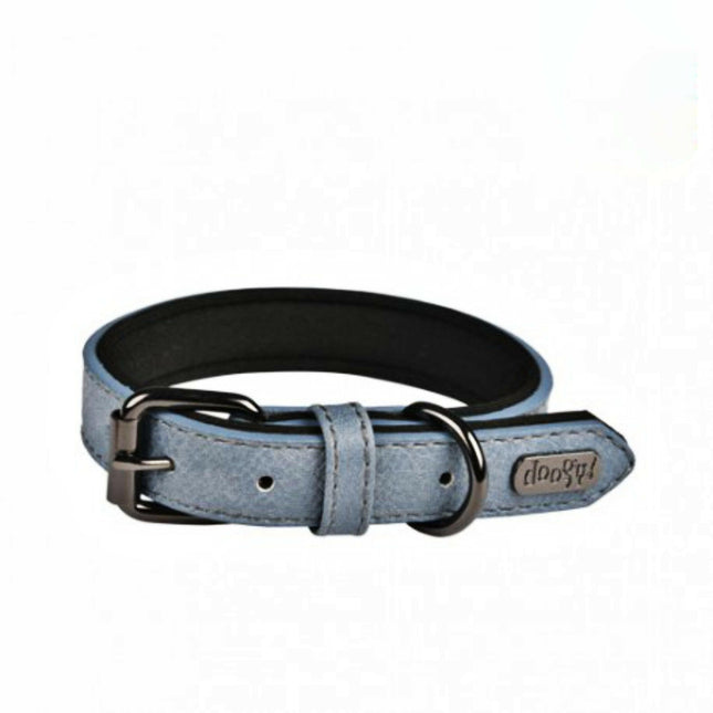 Doogy Classic Collar - classic eco-leather collar for dogs.