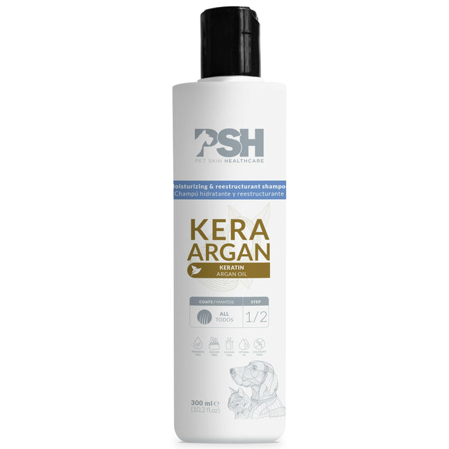 PSH Daily Beauty Kera Argan Shampoo - restorative shampoo for medium and long fur, with argan oil and keratin.