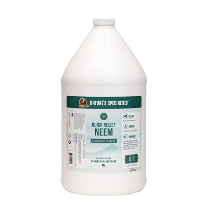Nature's Specialties Quick Relief Shampoo - medicinal shampoo for dogs and cats, with neem oil, concentrate 1:8