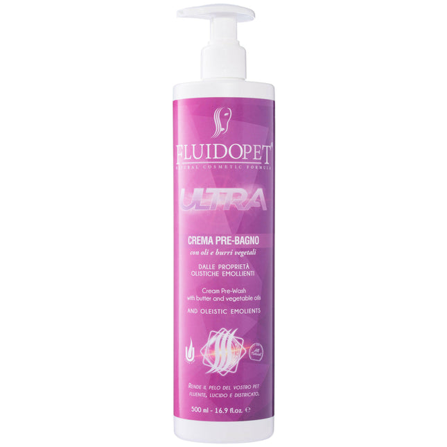 FluidoPet Ultra Body Cream - professional, multifunctional detangling balm with hyaluronic acid and shea butter.