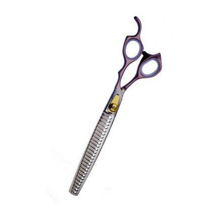 Geib Kiss Chunker - high-quality single-sided thinning shears with a satin handle, stainless steel - 26 teeth.