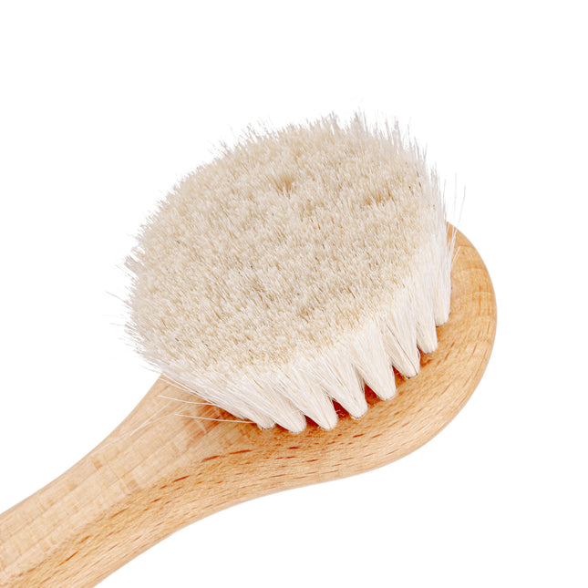 Keller Bursten Powder Brush - goat hair brush for applying powder and chalk.