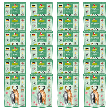 GranataPet DeliCatessen Venison Pur - grain-free wet food with venison, pouches for cats.
