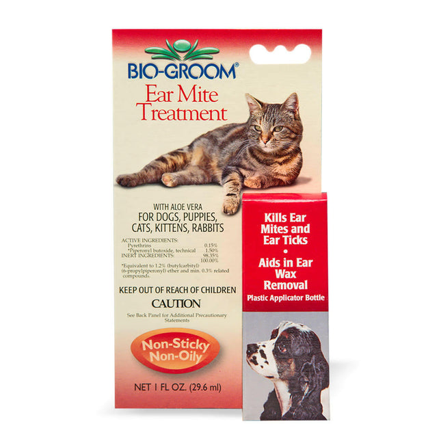 Bio - Groom Ear Mite Treatment - insecticidal balm for dogs and cats' ears.