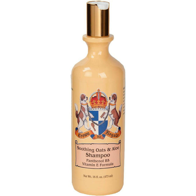 Crown Royale Soothing Oats & Aloe Shampoo - Soothing and Moisturizing Shampoo for Dogs, Concentrate 1:8.