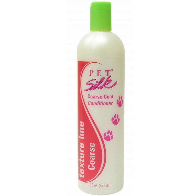 Pet Silk Texturizing Coarse Coat Conditioner - texturizing conditioner that adds volume for breeds with thick, dense fur, concentrate 1:16.