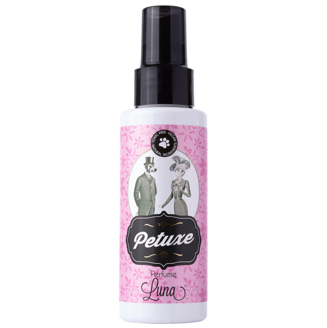 Petuxe Perfume Luna - vegan, alcohol-free perfume for dogs and cats, subtle and powdery.