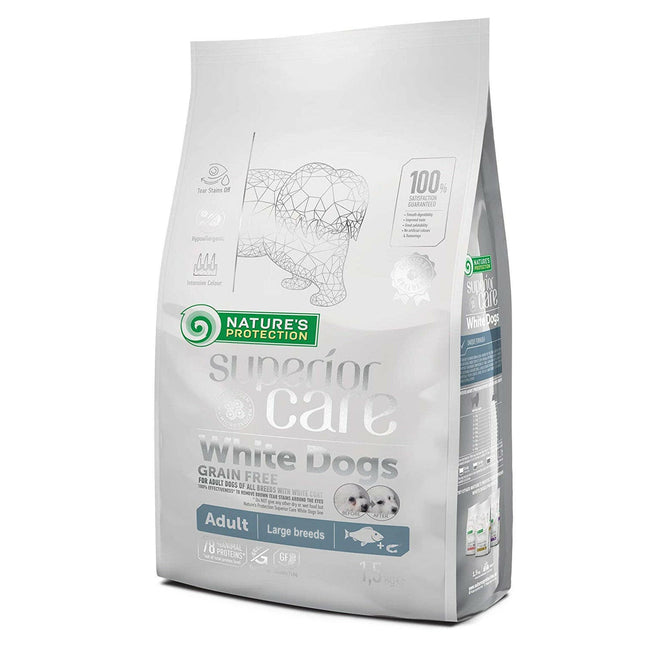 Nature's Protection Superior Care Dogs Adult Large Breeds Fish - food for large breed dogs, with fish.