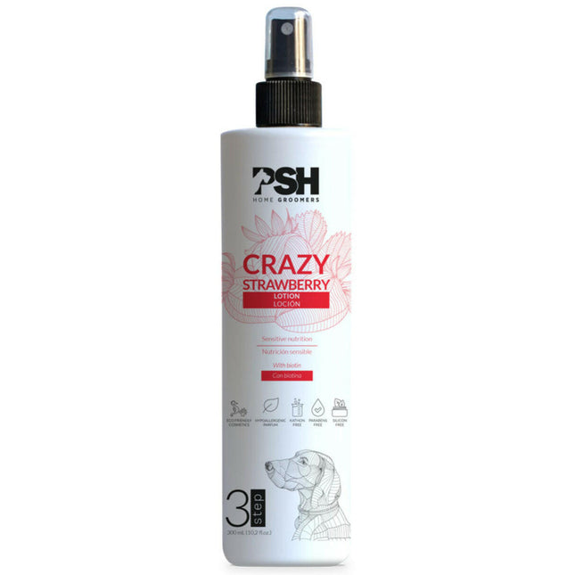 PSH Daily Beauty Crazy Strawberry Mist - lightweight leave-in conditioner for short-haired dogs and cats.