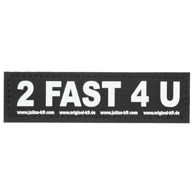 Julius - K9 2 Fast 4 You Patch 2pcs - Velcro for Julius K9 Harnesses.