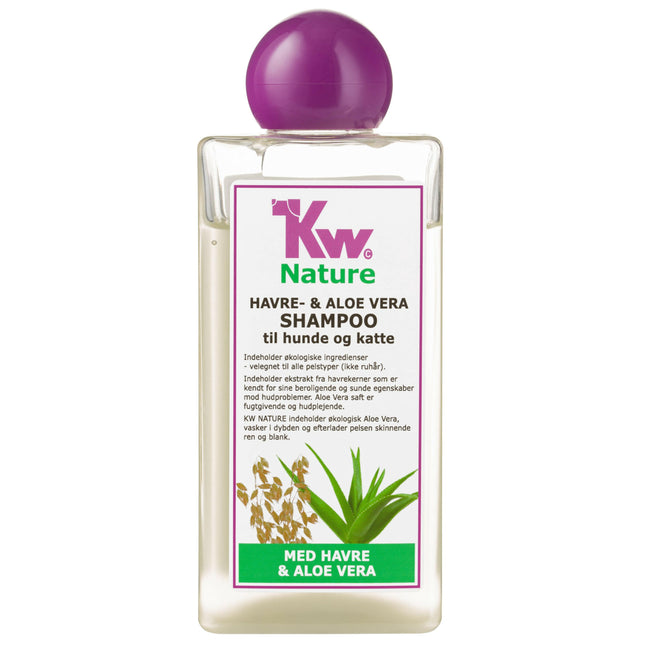 KW Nature Oat & Aloe Vera Shampoo - soothing shampoo for dogs and cats, concentrate 1:3.