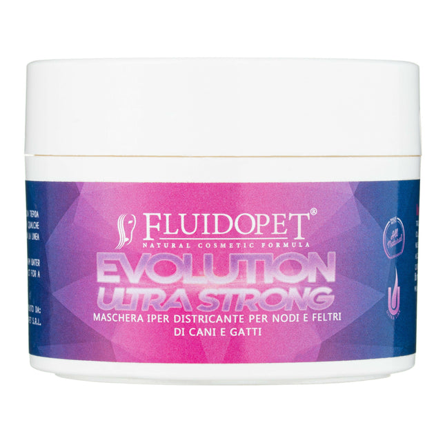 FluidoPet Evolution Ultra Strong Mask - highly nourishing - regenerating mask, reduces drying time and facilitates detangling of fur..