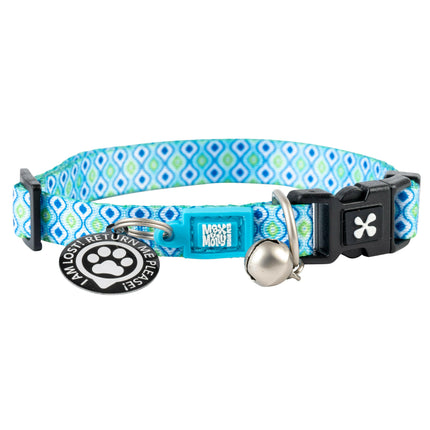 Max&Molly GOTCHA! Smart ID Cat Collar Retro - colorful collar for cats with a smart Tag pendant.