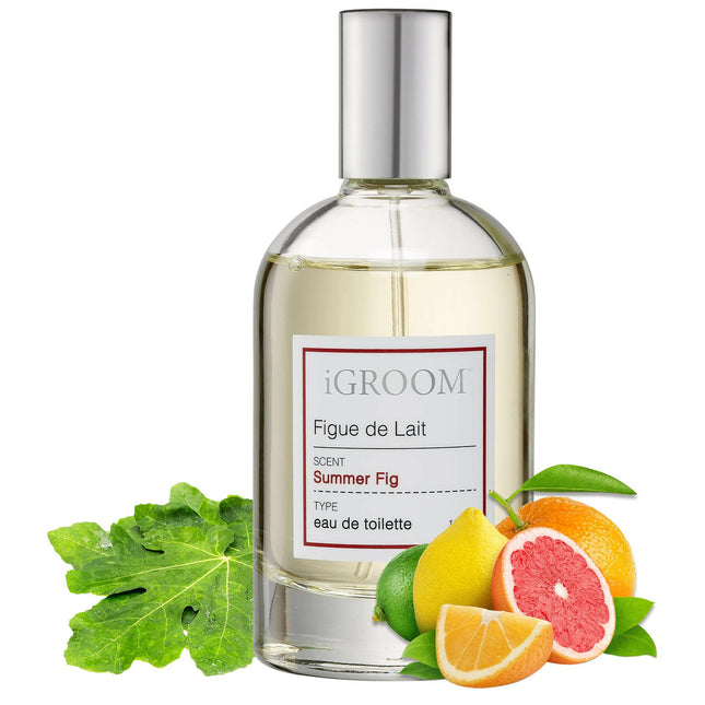 IGroom Eau De Toilette Fig Milk - perfume for dogs with an intriguing scent of sweet fig and citrus..