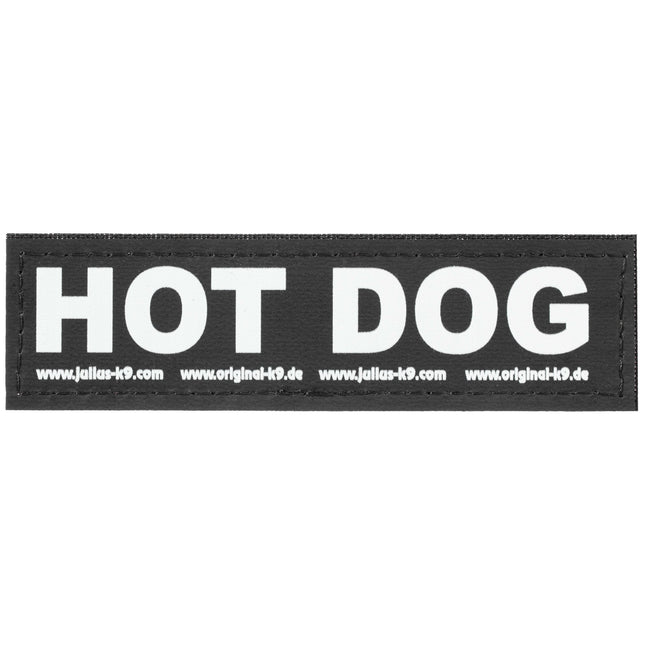 Julius - K9 Hot Dog Patch 2pcs - Velcro for Julius K9 Harnesses.