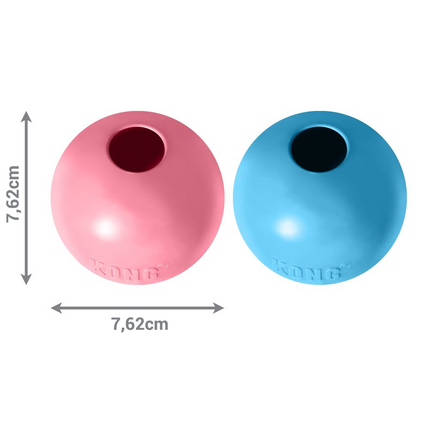 KONG Puppy Ball - rubber, soft ball for puppies, with a stuffing hole, - 8cm.