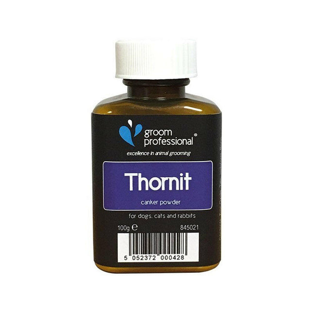 Groom Professional Thornit Ear Powder - infection-preventing, medicinal powder for the ears, skin, and anus of dogs, cats, and rabbits.