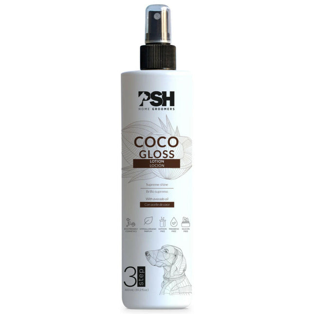 PSH Daily Beauty Coco Gloss Mist - lightweight leave-in conditioner for coarse and rough fur of dogs and cats.