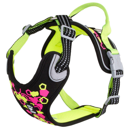 Hurtta Weekend Warrior Harness Licorice - harness for active dogs - 80 - 100cm.