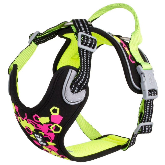 Hurtta Weekend Warrior Harness Licorice - harness for active dogs - 80 - 100cm.