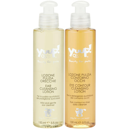 Yuup! Home Eye Contour Cleaning + Ear Cleaning Lotion - cleaning set for the eye and ear areas for dogs and cats.