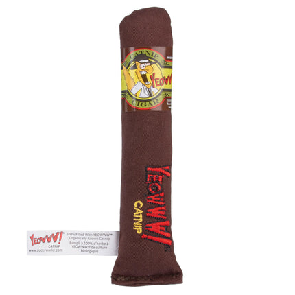 Yeowww! Cigar Cat Toy - cat toy with organic catnip, cigar shape.