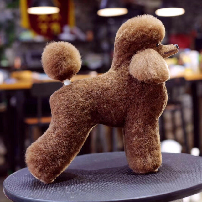 Mr. Jiang Poodle Full Body Hair Lamb - interchangeable fur for Toy Poodle grooming mannequin.