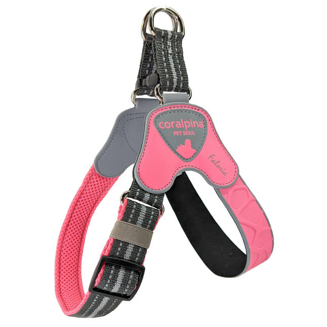 Coralpina Faloria Adjustable Harness Fluo - adjustable harness for small and medium dogs, neon.