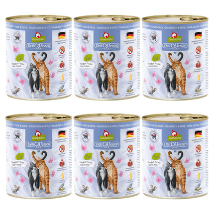 GranataPet DeliCatessen Tuna & Duck - grain-free wet food for cats, tuna and duck.