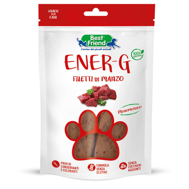 Best Friend Ener - G Beef Fillets - gluten-free, single-protein treats for dogs, made with beef.